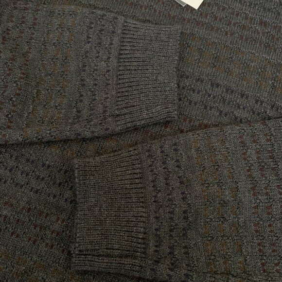 Van Heusen Sweater Men Size S Gray Chicago Friday Crew Neck Pullover Sweater NWT - Picture 4 of 5